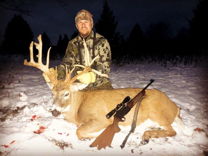 man with buck