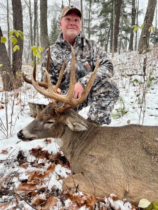Man after Successful deer hunt
