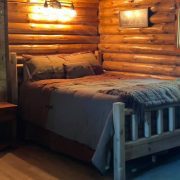 bed in bear cabin