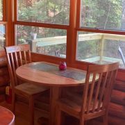 table in bear cabin