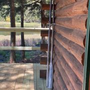porch decor bear cabin