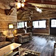 Moose Cabin Living Room Dining