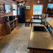 whitetail cabin kitchen