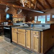 whitetail cabin kitchen